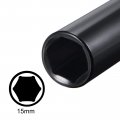 Uxcell 1 2 Drive By 15mm Deep Impact Socket Heat-treated Cr-v Steel 3 15 Length 6-point Metric Sizes Pcs