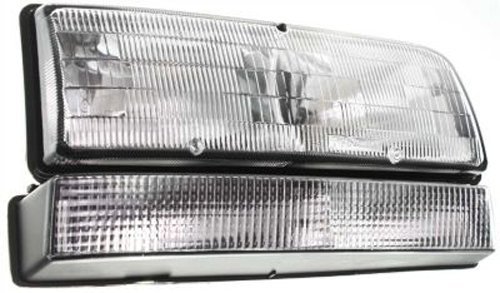 Crash Parts Plus Right Passenger Side Headlight Head Lamp For 91-93 Buick Lesabre Park Avenue