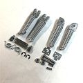 Motorcycle Polish Front Rear Foot Pegs Footrest Kit Fit For Yamaha Yzf R1 1998-2011 R6 1999-2011