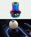 Cuztom Tuning M10 X 1 25 Thread Size Aluminum Gear Shifter Knob Shift Boot Retainer Adapter Neo Chrome 