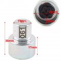 Gzyf Wheel Lock Lugnut Anti-theft Screw Nut Removal Key Socket For Bmw Mini 1 Cooper Cooper S Jcw Pattern 13