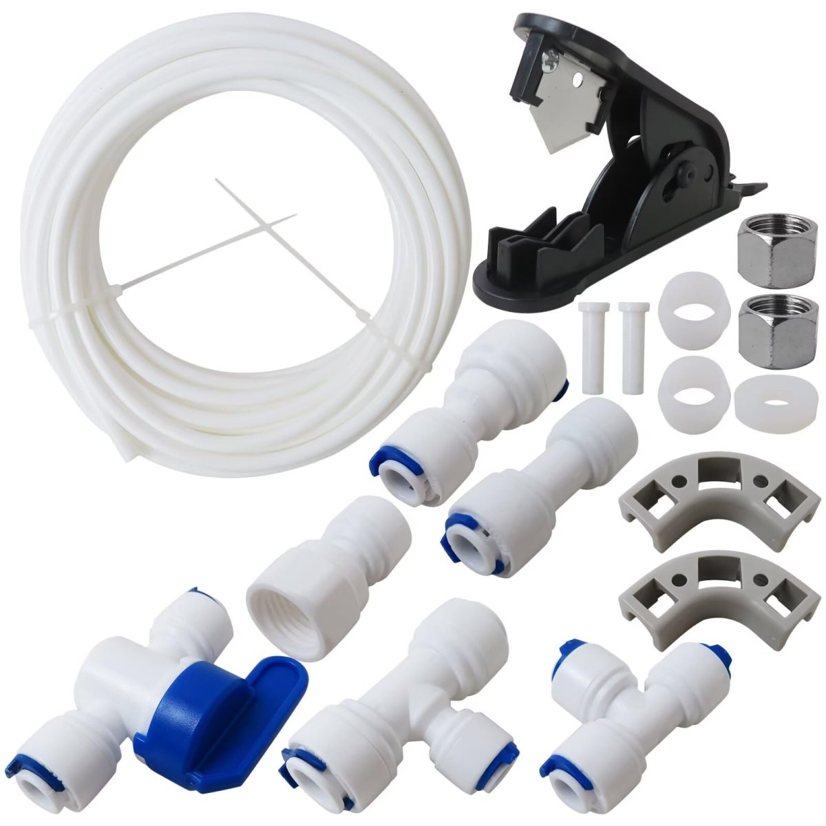 1 4 In Ice Maker Water Line Kit 32 8 Ft Ro Connection For Drinking Filter Faucet Refrigerator Dispenser
