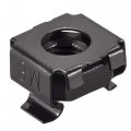 Uxcell Snap-in Cage Nuts M8 X 1 25mm Carbon Steel Metric Nut For Server Shelve Cabinet 10pcs