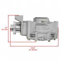 Caltric Complete Rear Differential Compatible With Yamaha Rhino 450 Special Edition Yxr450 2007-2008