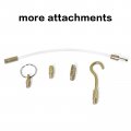 13 Feet Fiberglass Fish Tape Cable Rods Electrical Wire Running Pull Push Kit With Hook And Hole Rod Yellow