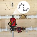 12pcs 38mm 1-1 2 Cable Clamp 304 Stainless Steel Rubber Coated Cushion Insulated Clamps U Holder Pipe Strap With M4x20mm Screws 
