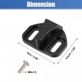 X Autohaux Door Tailgate Lock Buckle For Toyota Fj Cruiser Xf10 2007-2020 Land Prado Fj120 Fj150 2003-2022 Rav4 Stopper