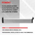 Dpi 13300 Factory Style 1-row Cooling Radiator Compatible With Toyota Camry Avalon Lexus Es300h 2 5l Hybrid 12-18 Aluminum Core