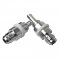 2-pack -6an Male Flare To 5 16 Hose Barb Adapter Fitting Fuel Tank 6an 6 An 