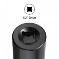 Uxcell 1 2-inch By 7 8-inch 6-point Impact Socket Cr-v Steel 38mm Length Shallow Sae Sizes