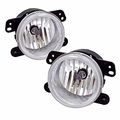 Clear Lens Fog Light Lamps For Chrysler 300 Dodge Magnum Jeep Wrangler And More