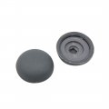 20pcs Gray Universal 6mm Hole Weatherstrip Plastic Screw Caps Cover For Auto 