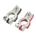 Battery Terminal Set 2 Piece Positive Negative Replacement Connector Clamp Cable Ends For Automotive Electrical Repair Car