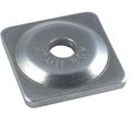 Stud Boy Square Backer Plates Aluminum Silver 5 16in Thread 2061-p1 