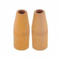 Walter Welding Nozzle 2pc Set 3 8in Diameter Pre-coated Ceramic E-weld Nozzles Lincoln Style 250l And 350a Capability 