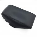 Center Console Lid Armrest Cover Leather For Chrysler 300 2004 To 2010 Skin Part Only Black Synthetic 
