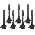 Ignition Coils Compatible 2018-2021 Ford F-150 0l V8 2018-2023 For Mustang 5 2-pins Coil Packs Replacement Uf835 Dg565 7 Pcs 