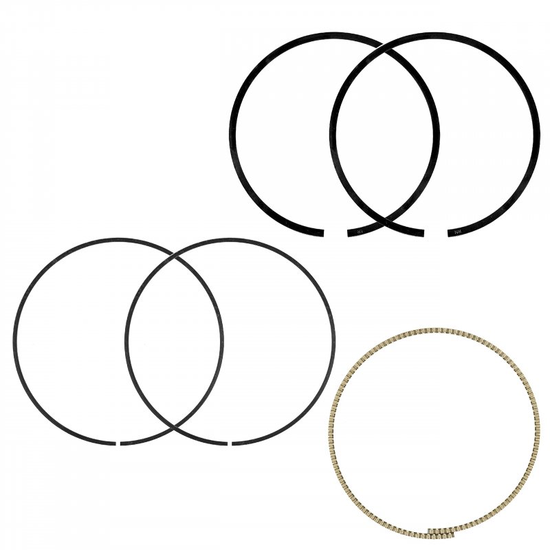 Caltric Front Rear Cylinder Piston Ring For Kawasaki Brute Force 750 Kvf750 4x4i 2012-2021