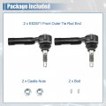 X Autohaux 2pcs Front Outer Tie Rod End Links Suspension Steering For Chrysler 300 Dodge Challenger Charger Dakota Durango