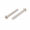 Uxcell M5x50mm 316 Stainless Steel Phillips Socket Flat Head Machine Screws 10pcs
