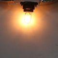 Uxcell 5pcs Black Shell T5 Amber Led Dashboard Indicator Signal Light Bulbs For Car Internal