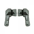 2pcs Motorcycle Cnc Aluminum 11 3mm Tire Wheel Stem Valve 90 Degree Angled Gun Gray