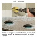 Uxcell Sintered Diamond Core Drill Bits 28mm Hole Saws With M10 Arbor Adapter For Masonry Porcelain Tile Marble Concrete Stone
