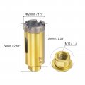 Uxcell Sintered Diamond Core Drill Bits 28mm Hole Saws With M10 Arbor Adapter For Masonry Porcelain Tile Marble Concrete Stone