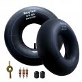 2-pack Premium 15x6 00-6 Inner Tubes With Tr-13 Straight Valve Stem For Lawn Mower Snow Blower Riding Mowers Atvs Go-karts Golf 