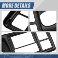 Gauge Cluster Instrument Panel Bezel Trim Compatible With Chevy Silverado Avalanche Gmc Sierra Yukon 99-02 Textured Black