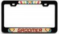 Groomer Career Bl 3d Metal License Plate Frame Auto Suv Truck Tag Holder P98 
