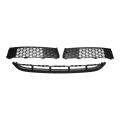 No 4l0807697 Front Lower Hood Bumper Grille Fog Light Cover For Audi Q7 Kidney Grill Sport Style Black 1 Set 