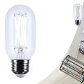 T14 Led Light Bulb 5 5w Soft White 3000k 500 Lumens Clear E26 Medium Base Dimmable Wet Rated Ip65 Enclosed Fixture 120v S12534 