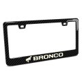 Ford Bronco 3d Night Glow Luminescent Logo On Real Carbon Fiber Abs License Plate Frame