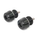 Mc Motoparts Atom Black 8mm Cnc Swingarm Spools For Ninja 650 Abs 2017-2018