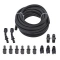 6an 25feet 3 8 Ls Swap Fuel Line Fitting Kit Injection And Swivel Hose Adapter 