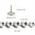 Uxcell 5pcs Upholstery Tacks Strips 1meter Glossy Decorative Nail Trims For Sofa Headboard Chair Furniture With Nails 11mm
