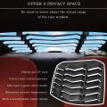 Rear And Side Window Louver Sun Shade Cover In Gt Lambo Style For Subaru Brz 2013-2020 Scion Fr-s 2013-2016 Toyota Gt86