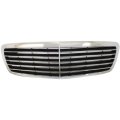 Mercedes Benz E350 Grille Assembly 2006 Chrome Shell With Painted Black Insert Avantgarde Package Sedan Wagon Plastic Mb1200141 