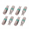 4 5mm Bit Hexagon Shank U Shape Spanner Head Screwdriver Bits Gray Green 8pcs 