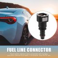 X Autohaux 2pcs Car 3 8 Fuel Line Quick Connector Nylon Hose Pipe Release Straight Female Connect For To 5 16 Id Tubing