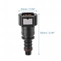 X Autohaux 2pcs Car 3 8 Fuel Line Quick Connector Nylon Hose Pipe Release Straight Female Connect For To 5 16 Id Tubing