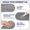 Pit66 Center Console Lid Cover Compatible With 1997-2000 Ford Explorer Fit 1997-2001 Mercury Mountaineer 2001-2002 Sport Trac