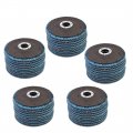 50 Pcs 4-1 2 X 7 8 60 Grits Premium Zirconia Flap Discs Grinding Wheel Sandpaper For