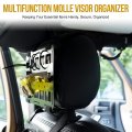 Onetigris Car Headrest Cover Universal Panel For Vehicles Seat Back Organizer Tactical Molle Rigid Truck Organizers 1 Pack