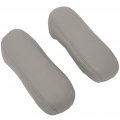 Ocpty Armrest Cover Gray Replacement Pu Leather Seat Covers Fit For Ford F250 F350 Excursion Lariat 1999 2000 2001 2002 2003