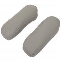 Ocpty Armrest Cover Gray Replacement Pu Leather Seat Covers Fit For Ford F250 F350 Excursion Lariat 1999 2000 2001 2002 2003