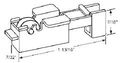 Window Roller Assembly Nylon Wheel 1 2 Diameter Package 