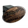 Labyrinth Hedge Maze Goblin City Oval Tow Trailer Hitch Cover Plug Insert