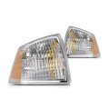 Corner Lights For Jeep Compass 2007 2008 2009 2010 Driver And Passenger Side Pair Clear Amber Lens Replacement Ch2521144 